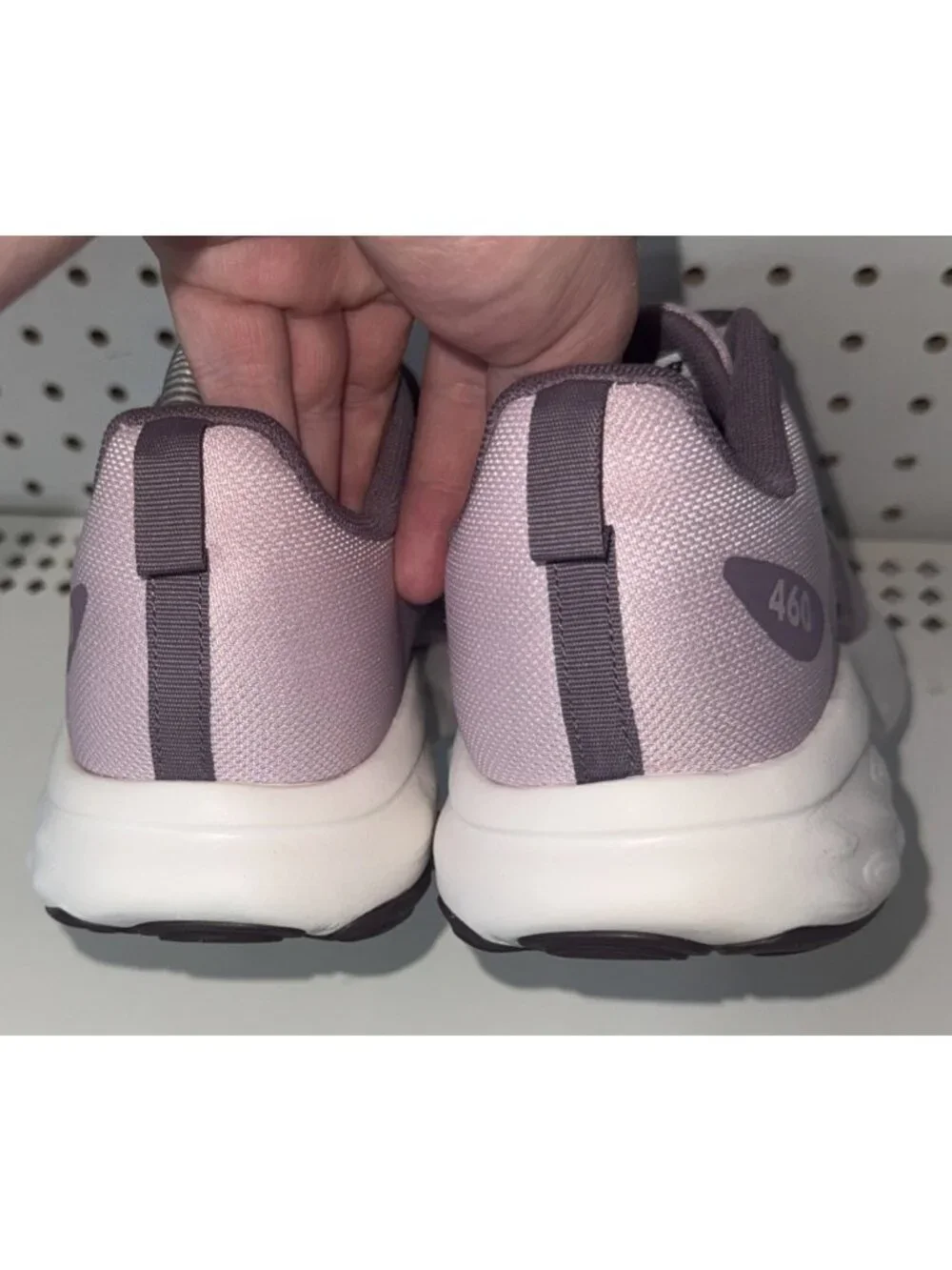 New Balance 460v4 Womens Athletic Running Shoes Size 11 Purple White